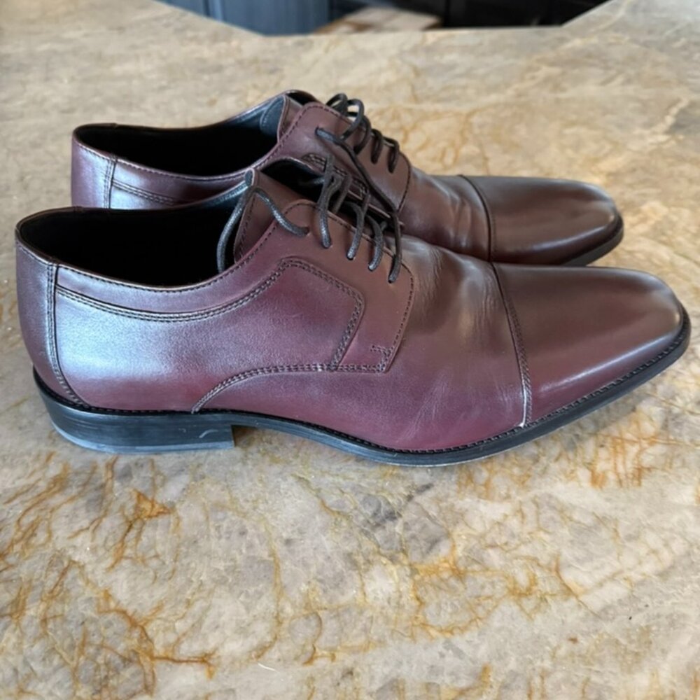 Johnston & Murphy Men's Burgundy Lace Up Dress Shoes Size 14